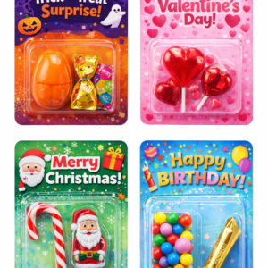 8 Kids Treat Card Backgrounds – Printable PDF | Holiday & Party Favor Cards for Children