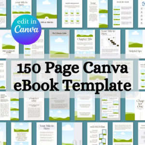 150 قالب كتاب إلكتروني احترافي على Canva | قوالب كراسة عمل للدورات | تصميم وتحرير بسهولة